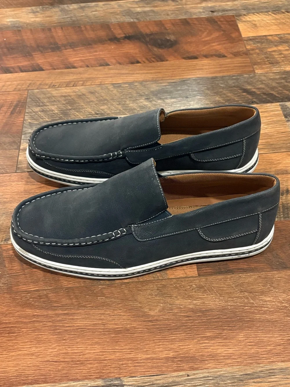 NWOB Haband Navy Slip-On Loafers